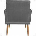 Kit 4 Poltronas Decorativas Para Sala Recepção Manicure Nina