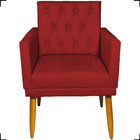 Kit 4 Poltronas Decorativas Para Sala Recepção Manicure Nina