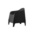 Kit 4 Poltronas Skarpo Preta + Mesa