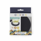 Kit 4 Porta-Copos de Silicone Preto Oikos