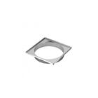 Kit 4 Porta Grelha Quadrada Cromada 100mm + 3 150mm - Krona