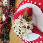 Kit 4 Porta Guardanapo Celebration Lírios Da Charlo Branco