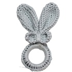 Kit 4 Porta Guardanapos Amigurumi Orelha Coelho Da Páscoa Gla