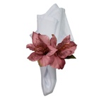 Kit 4 Porta Guardanapos Astromélia Rosa Envelhecido