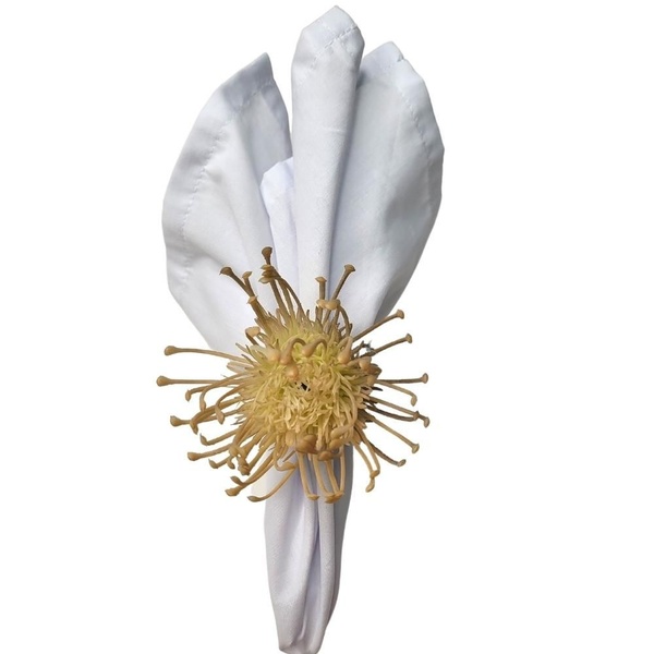 Kit 4 Porta Guardanapos Cerrado Charlô Bege