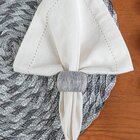 Kit 4 Porta Guardanapos Requinte Zinco