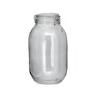 Kit 4 Potes De Vidro Hermético Tampa Vedação Conserva 3,1l