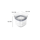 Kit 4 Potes Herméticos Organizadores Ou Block 0,45 Litros - N