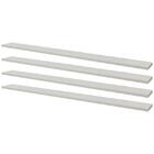 Kit 4 Prateleiras 90 X 10cm Branca Suporte Invisível