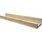 Kit 4 Prateleiras De Madeira Porta Quadros Parede 60cm Fotos