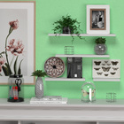 Kit 4 Prateleiras Decorativas Reta Tamanhos Variados 20, 30,