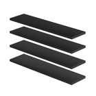 Kit 4 Prateleiras Nicho Mdf Tamanho 60x10 Suporte Invisivel B