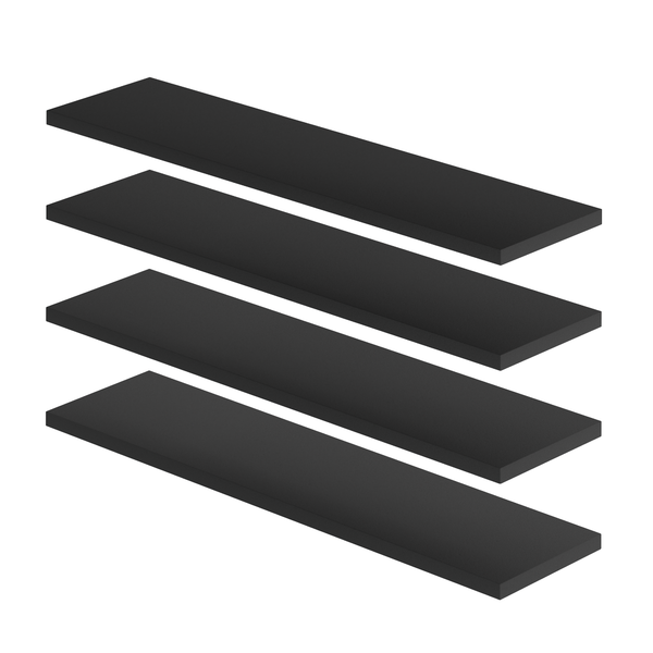 Kit 4 Prateleiras Nicho Mdf Tamanho 60x10 Suporte Invisivel P