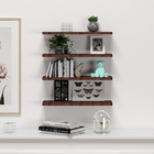 Kit 4 Prateleiras Suspensa Decoração Quarto Escritório 45x15