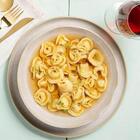 Kit 4 Pratos Fundos 22cm E 4 Rasos 27cm Cerâmica Off White Bi