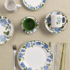 Kit 4 Pratos Fundos Biona Alice Oxford® Cerâmica 22 Cm.