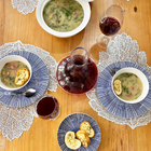 Kit 4 Pratos Fundos De Porcelana Atlantis Coupé