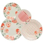 Kit 4 Pratos Rasos Donna Holambra Oxford® Cerâmica 24 Cm.