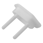 Kit 4 Protetor De Tomada Criança Bêbe Anti Choque Branco