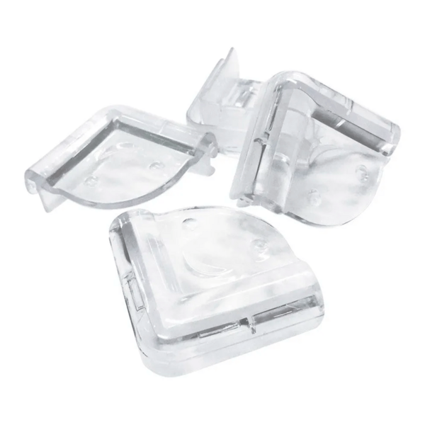 Kit 4 Protetores Silicone Para Quinas Cantos Cantoneira Clink