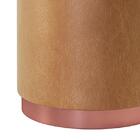 Kit 4 Puffs Decorativo Redondo Denver Em Couríssimo - Salaone