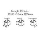 Kit 4 Puxador Haste Redondo Em Metal Inox 192mm Para Gaveta