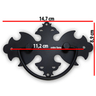 Kit 4 Puxadores Medalhão Com Alça Puxador Rústico