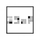 Kit 4 Quadros Abstrato Com Vidro Belchior Preto/branco