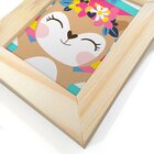 Kit 4 Quadros Decorativos Animais Infantil Bebê Fofos Bichinh
