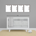 Kit 4 Quadros Decorativos Quarto De Bebê 30x40cm