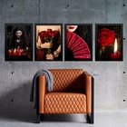 Kit 4 Quadros Entidade Maria Padilha Das Almas 24x18cm - Com