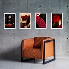 Kit 4 Quadros Entidade Maria Padilha Das Almas 24x18cm - Com