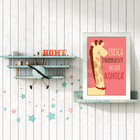 Kit 4 Quadros Infantil Leão Animais Bichos Frases 20x30cm - M