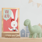 Kit 4 Quadros Infantil Leão Animais Bichos Frases 20x30cm - M