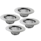 Kit 4 Ralo Ralinho Para Pia Cozinha Inox Borda 1/2 54mm