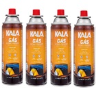 Kit 4 Refil Cartucho Gás Butano/propano P/ Maçarico Fogareiro