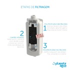 Kit 4 Refil Lacqua Similar Purificador Latina P355 Pa355