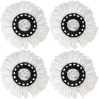 Kit 4 Refil Mop Giratório 360º Limpeza Geral 13l