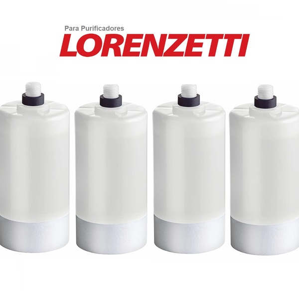 Kit 4 Refis Premium Purificador Lorenzetti Vitale / Acqua Bel