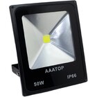 Kit 4 Refletor Led Holofote Externo Jardim Muro 50w Branco