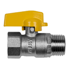 Kit 4 Registro Válvula Esférica Reta Rm X Rf 1/2'' Pex Gás