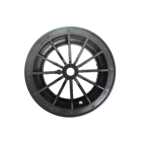 Kit 4 Roda Aro Plástico 1" Preto Sem Pneu E Câmara - Cni