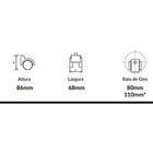 Kit 4 Rodinhas 80mm Raio X Dabi / Gnatus Roda Silicone Pu