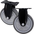 Kit 4 Rodinhas Roda Rodizio Reforçado Anti Risco De 125x32mm