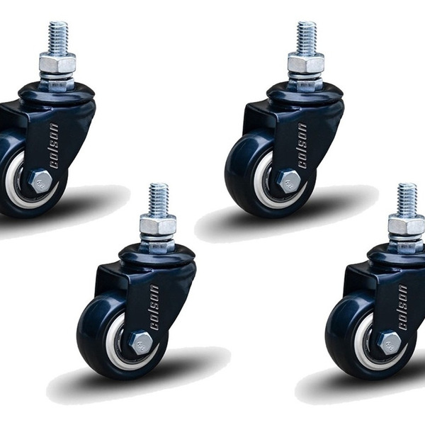 Kit 4 Rodízio: Black Parafuso 3/8 Geladeira Móveis 50mm 50kg