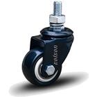 Kit 4 Rodízio: Black Parafuso 3/8 Geladeira Móveis 50mm 50kg