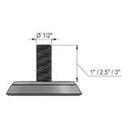 Kit 4 Rodízios Série 12 Performa 6 153mm Espiga 520kg Com Fre