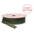 Kit 4 Rolo Fita De Juta Verde Natal Decoração Natalina 10mm X