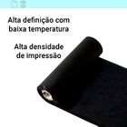 Kit 4 Rolos Ribbon Cera Sbrix 110x74m Impressora Térmica Elgi