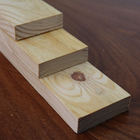 Kit com 4 Sarrafos de Madeira Pinus Natural 7x1,9x50cm Madeiras Lega